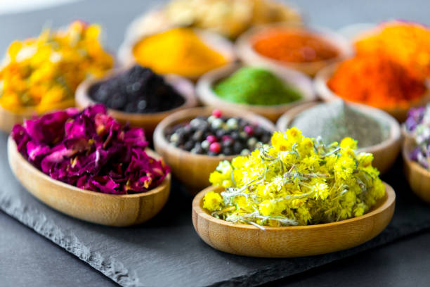 Epices et fleurs comestibles