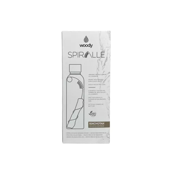 Charbon actif Binchotan avec spirale