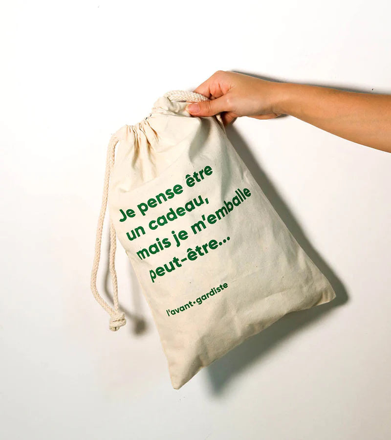 Pochette cadeau réutilisable | Je m'emballe peut-être |