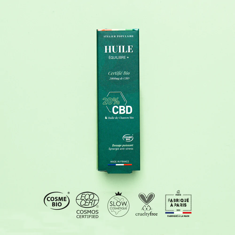 Huile équilibre - CBD 20% - 10ml